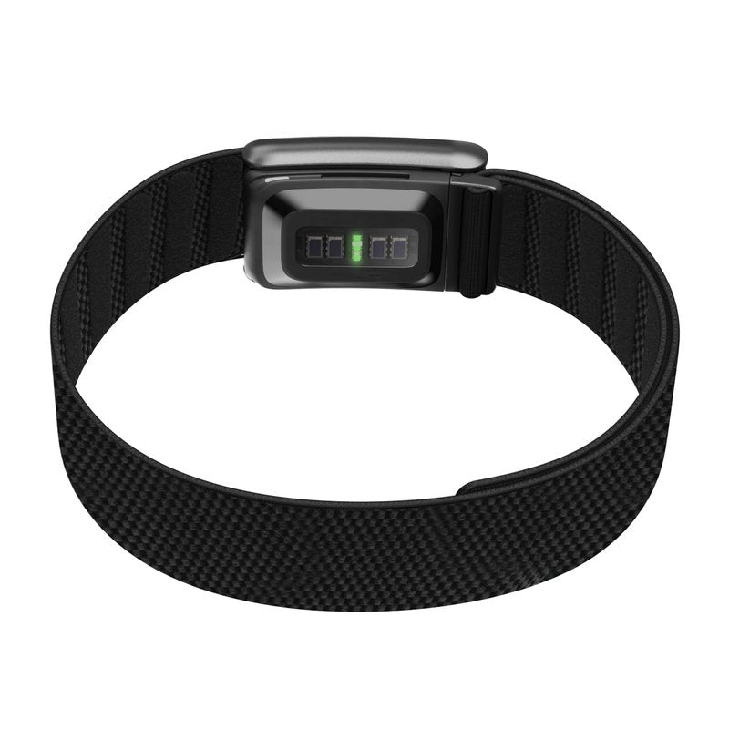 iprisu Ultra-Soft Breathable Nylon Bicep Band, Adjustable Replacement Arm Strap Compatible with WHOOP 5.0, One, Peak & Life | Secure Fit, Not Compatible with Gen 4 (Black With Black, One/Peak)