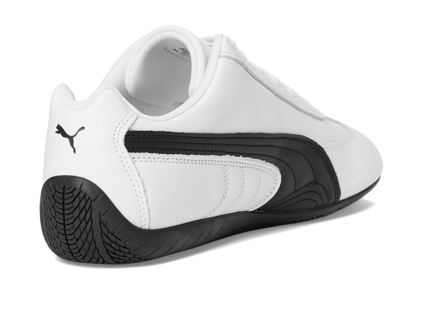 Puma Men's Speedcat Full Leather Shoes White/Black White/Black Medium