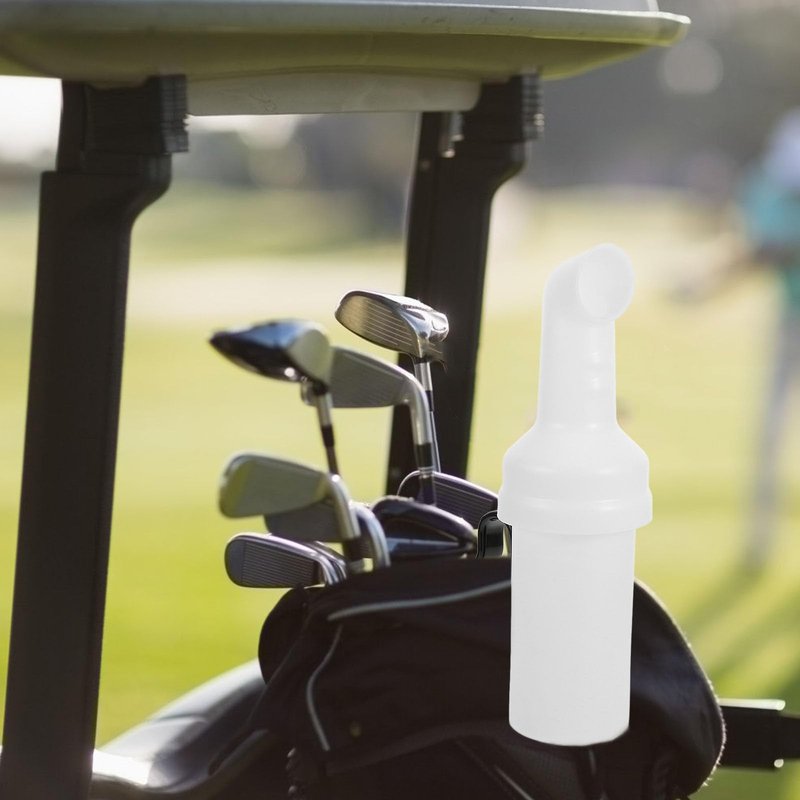 ULTECHNOVO Golf Cart Sand Bottle 14.37 Inch Hanging Sand Container with Holder for Golf Cart Accessories Universal Fit Easy Installation for Course Practice