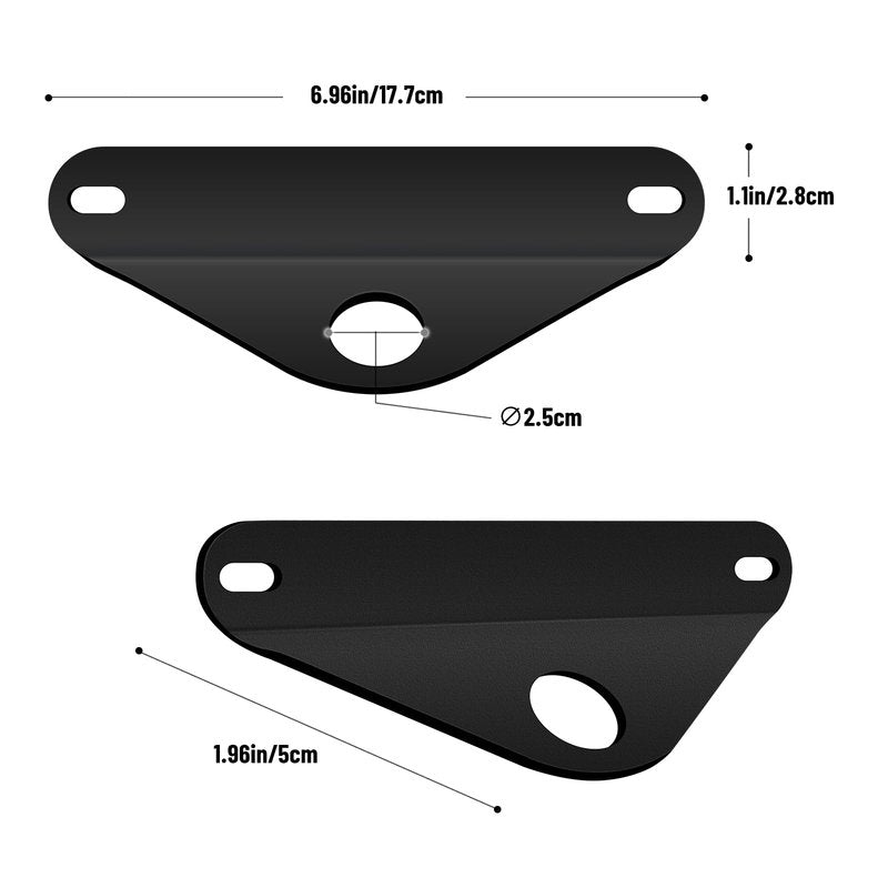 RIMLUFE Roof Luggage Rack Hammock Board Bracket, Outdoor Camping Configuration, Off-Road Vehicle Hammock Accessories and Tools, Black, C-DC-01