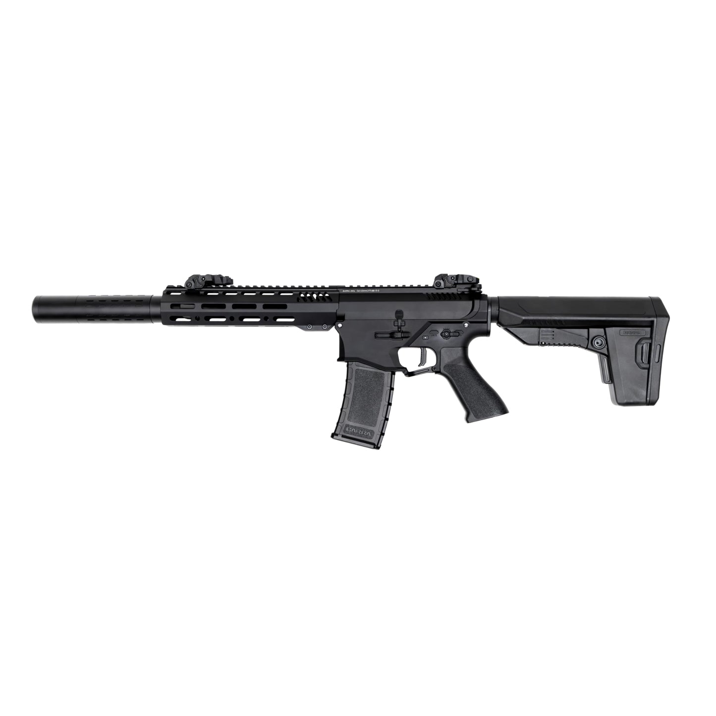 Barra Airguns 400e Gen 2 Metal Full Auto Battery-Powered BB Gun Kit, Includes LiPo Battery and Charger, Fully Automatic Electric BB Rifle - 430 to 440 FPS (Black)