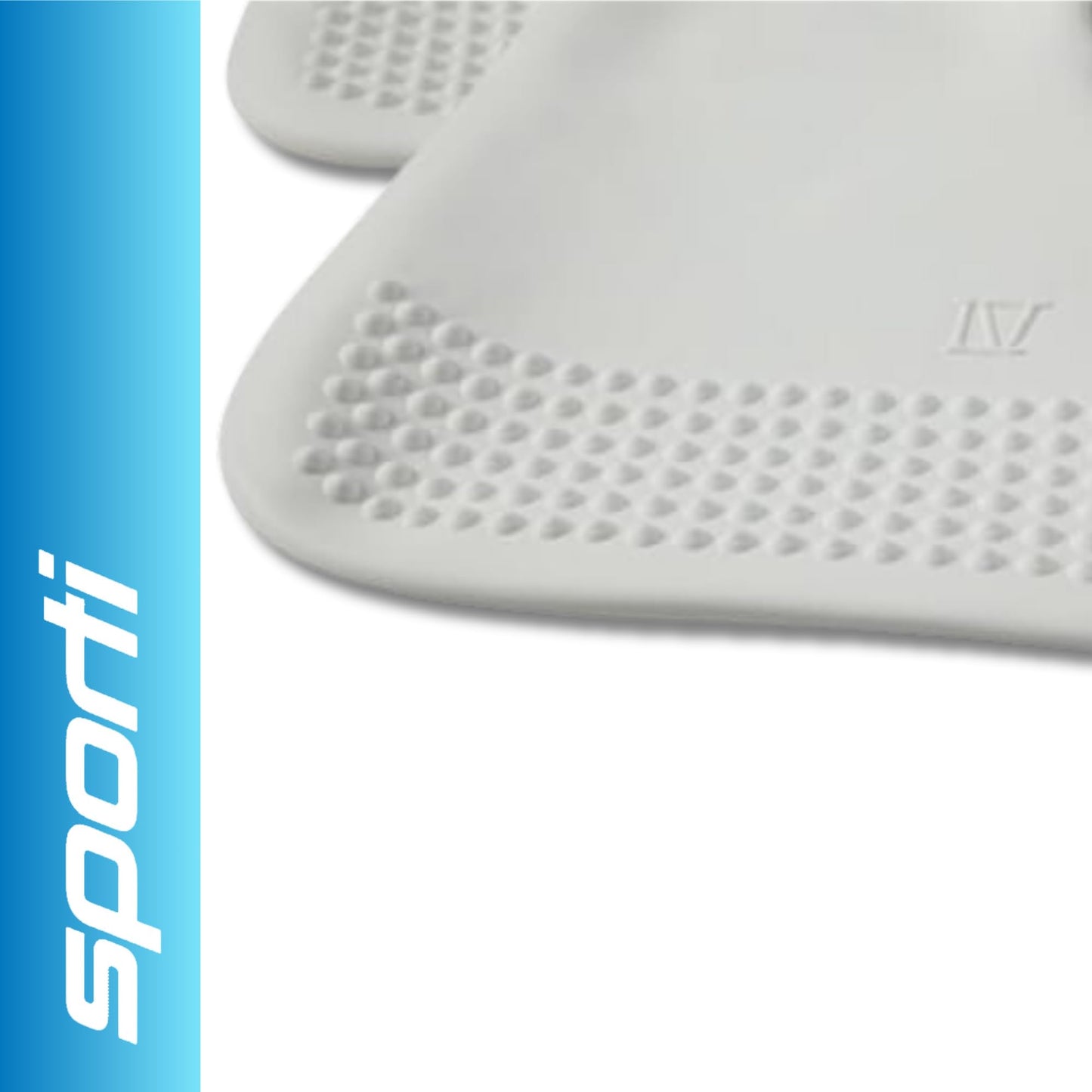 Sporti Adult Latex Swim Socks for Diving & Snorkeling, Unisex Adult Water Sock, Swim Fins Accessories for Pool, Surf, Beach - Latex Fin Socks - White - Large