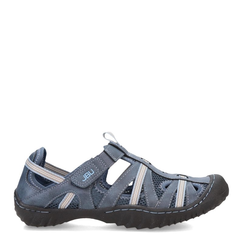 JBU Women's Regional Water Ready Casual Comfort Adjustable Quick Dry APMA Accepted Fisherman Walking Sandal