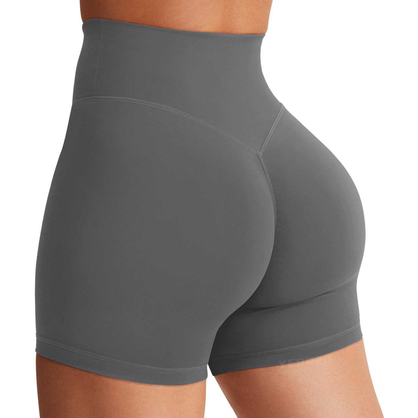 YEOREO Women's Biker Shorts 3.6" / 4.5" / 6" Workout Gym Shorts High Waist Tummy Control Hidden Scrunch Running Yoga