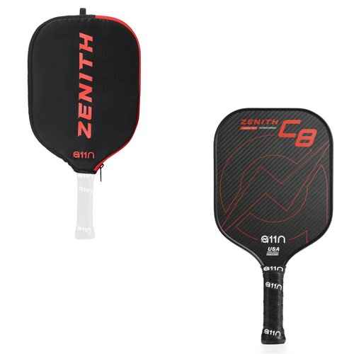 A11N Zenith C8-16mm Pickleball Paddle with Paddle Cover Bundle