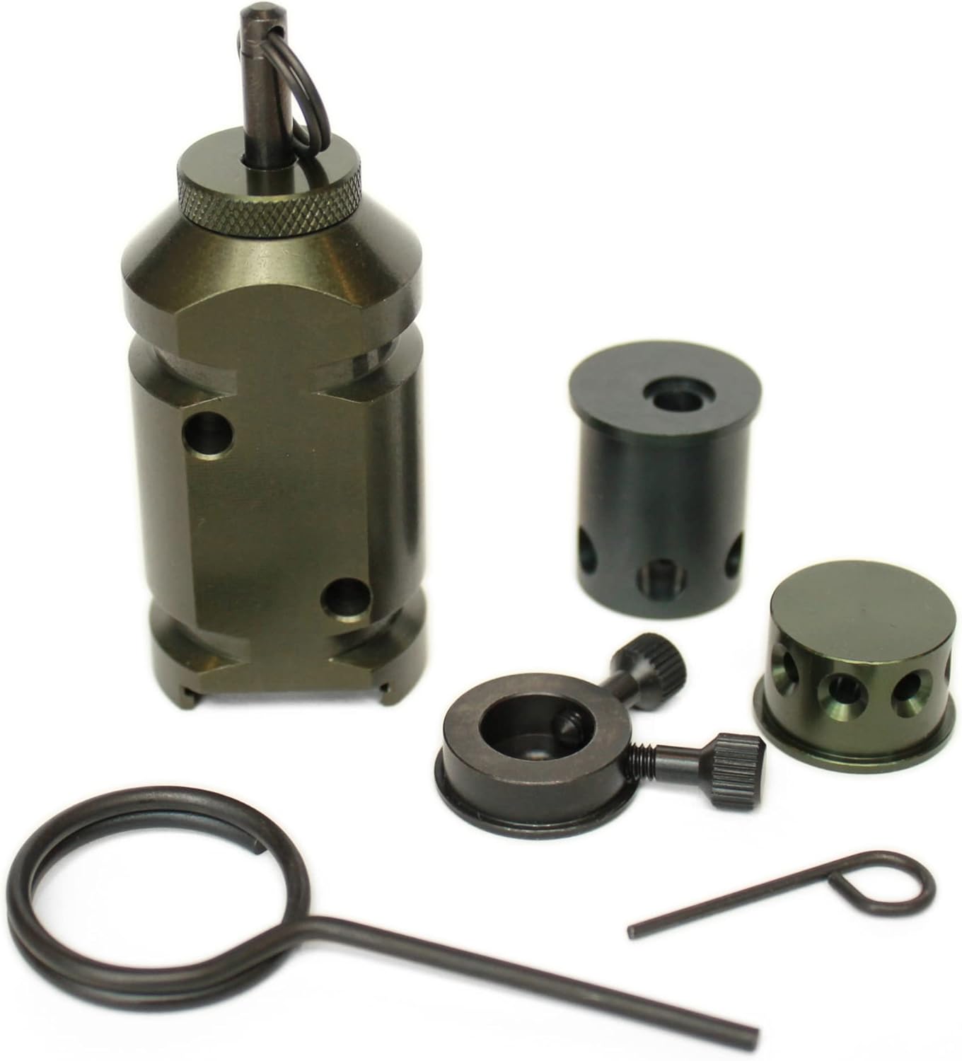 FithOps 12g Perimeter Alarm Kit - Versatile Options for 209, 308 & .22 Cal | OD Green Color