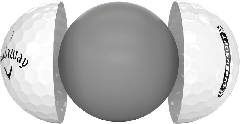 Callaway Supersoft Golf Balls - 2023 White Edition | Pack of 6 for Optimal Performance