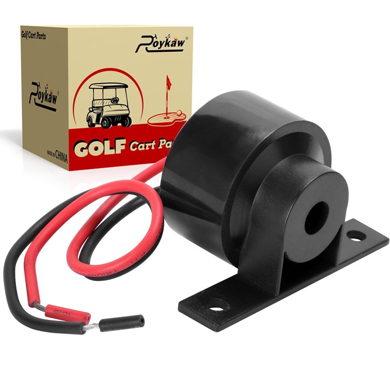 Roykaw Golf Cart Reverse Buzzer, Buzzer Alarm for EZGO RXV 2008-Up G&E & 2010-Up 2 Five Models, Continuous Sounder Electronic Reverse Buzzer,OEM# 608899 607912