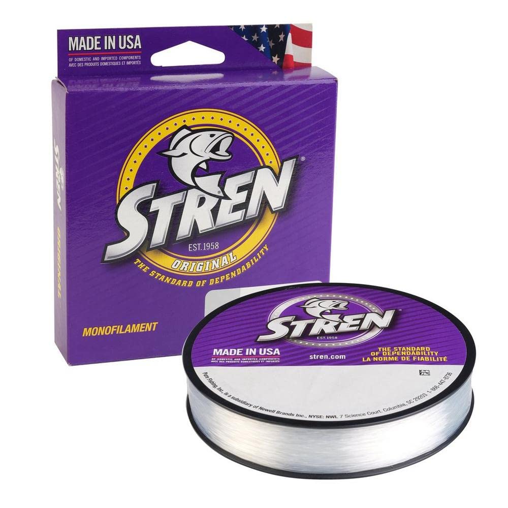 Stren Original®, Clear/Blue Fluorescent, 30lb | 13.6kg Monofilament Fishing Line, Suitable for Freshwater Environments