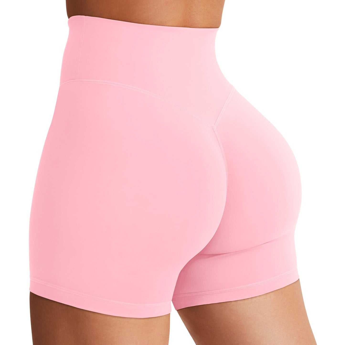 YEOREO SoftHue Women's Biker Shorts Workout Hidden Scrunch Gym Shorts