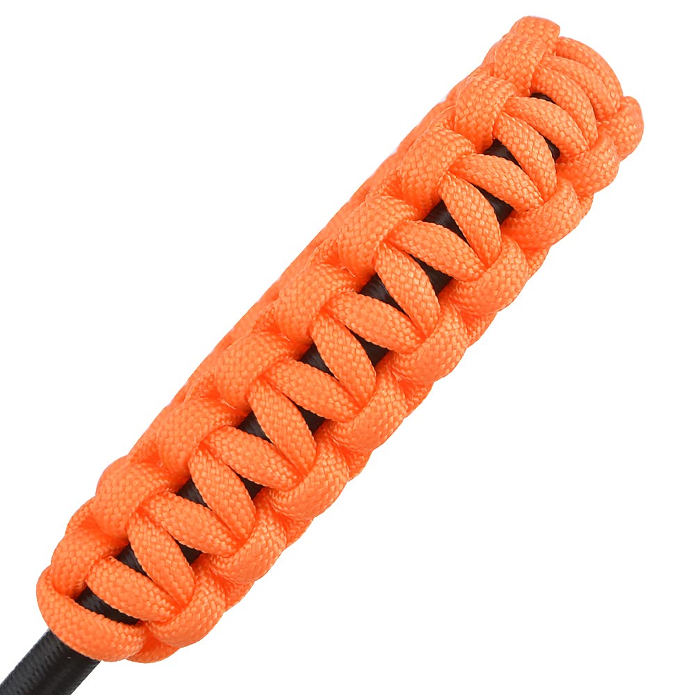 ZSHJGJR Archery Bow Wrist Sling Braided Archery Adjustable Bow Strap Wrist Sling For Compound Bow Hunting Shooting Accessories (orange)