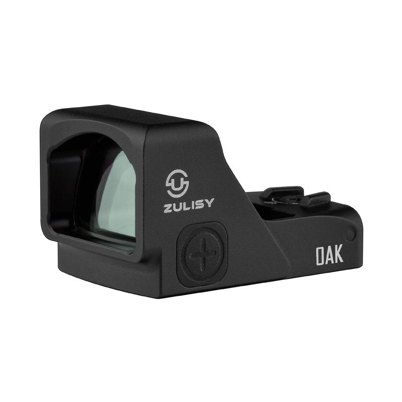 ZULISY Oak 3 MOA Green Dot Sight – for RMR/407C Footprint EDC Pistol, 1x24mm Full Size Open Reflex Optic, Shake to Awake, Waterproof & Shockproof, with Low Picatinny Tactical Hunting Mount