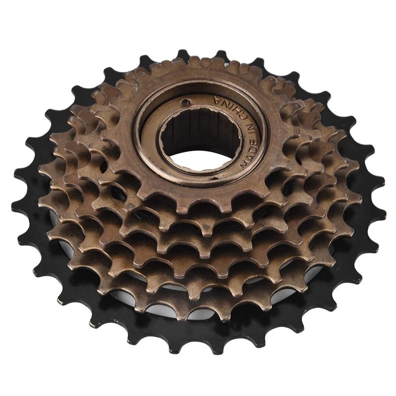 VGEBY1 Bicycle Freewheel, Bicycle Cassette Gear Parts Cycling Cassette Sprocket 7 Speed for Mountain Road Bicycle Accessory