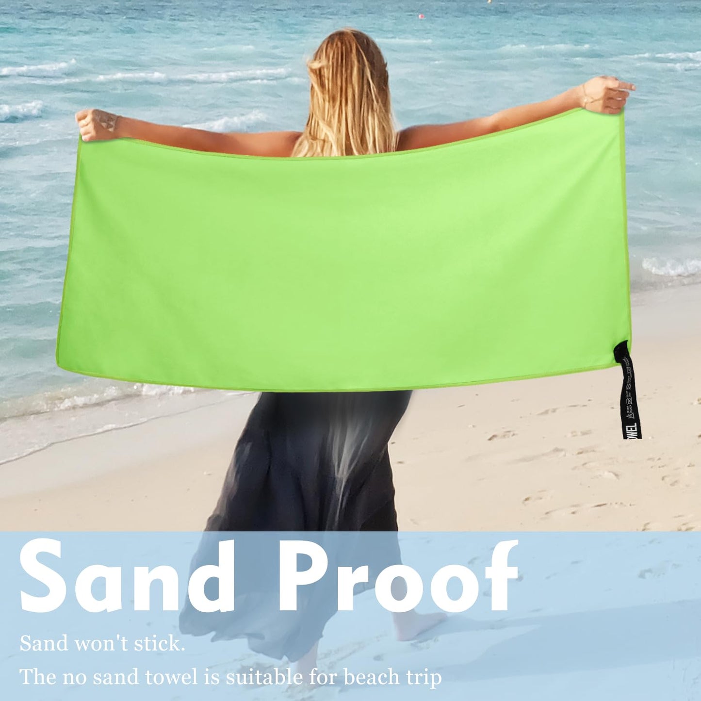 ZIUDBOC Microfiber Travel Towel, Quick Dry Camping & Gym Towel. Compact