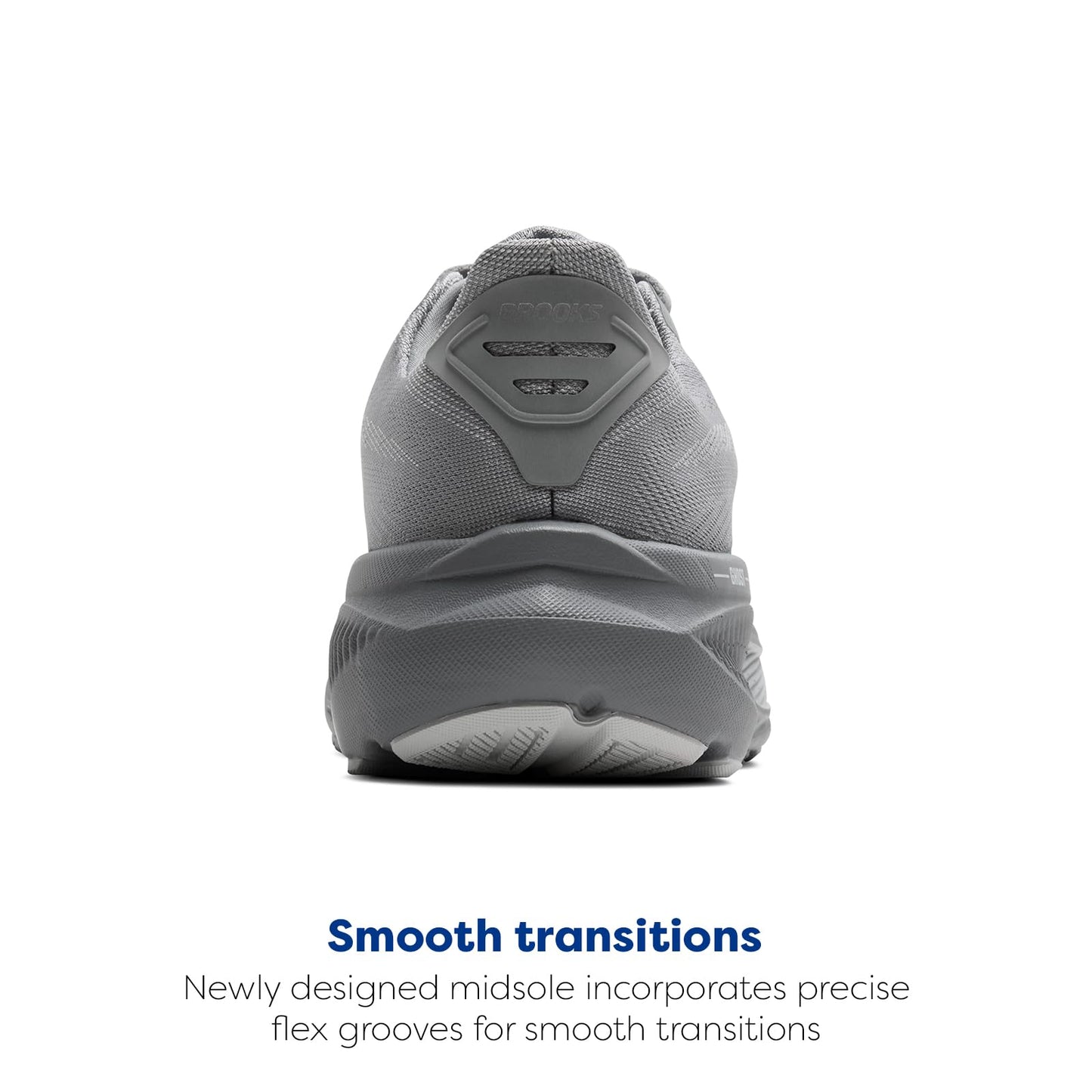 Brooks Men’s Ghost 17 Neutral Running Shoe - Primer Gray/Oyster Mushroom - 7 Medium
