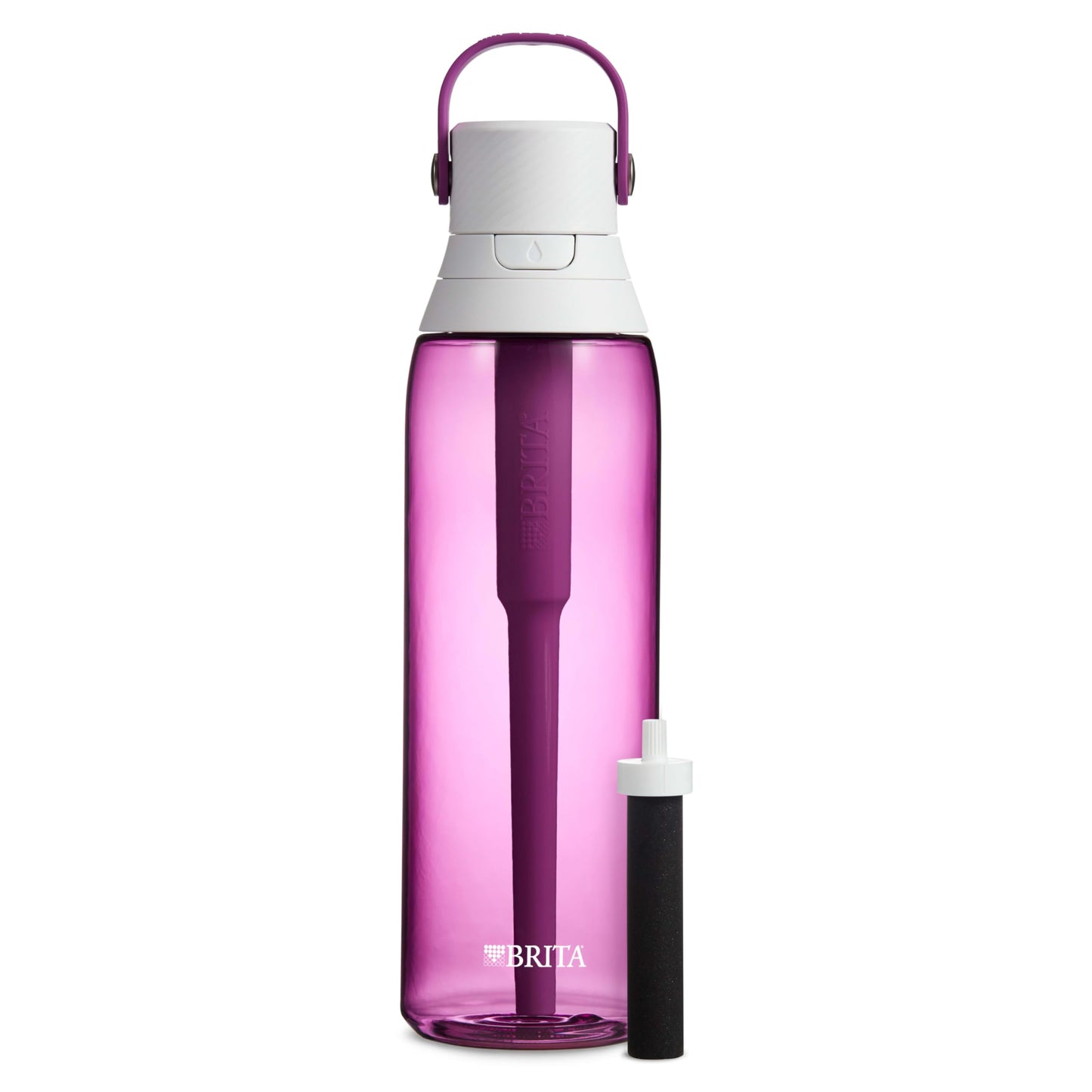 Brita 36390 Premium Water Filter Bottles, 26oz, Orchid (-)