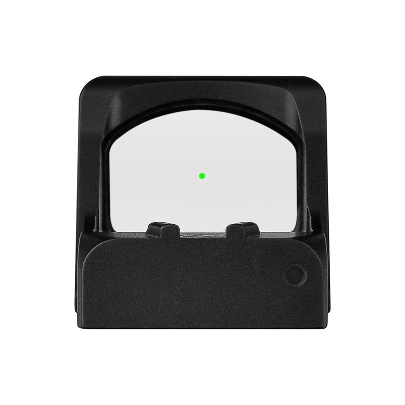 ZULISY Oak 3 MOA Green Dot Sight – for RMR/407C Footprint EDC Pistol, 1x24mm Full Size Open Reflex Optic, Shake to Awake, Waterproof & Shockproof, with Low Picatinny Tactical Hunting Mount