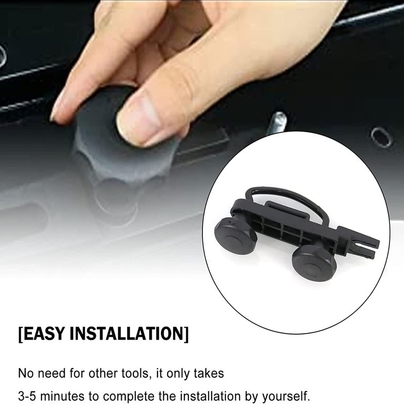 Sporacingrts 4 PCS Roof Box U-Bolt Clamps Rooftop car Van mounting Accessories U-Bracket mounting Accessories, 85mm Internal Width, with 8 Lock Nuts, 2 Strap Kit for Most Cars