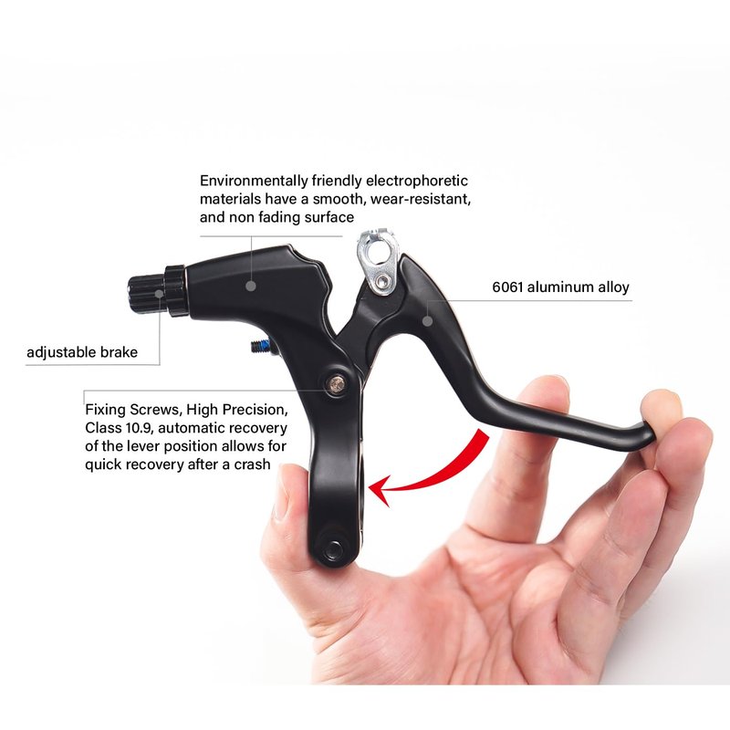 CNC Bicycle Brake Lever, Mountain Bike Handlebar Brake Lever for MTB, Black …