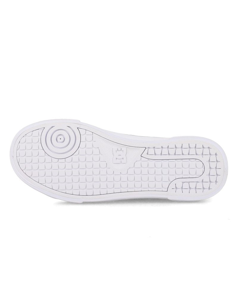 DC Women's Chelsea Platform Skate Shoe White/Black