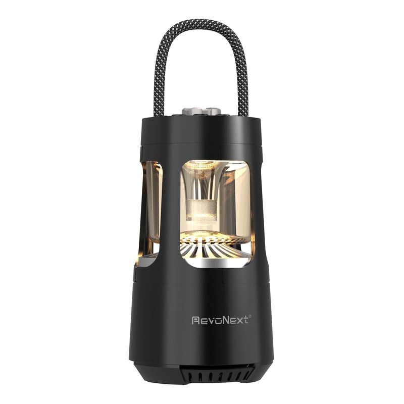 Camping Lantern Bluetooth Speaker, Outdoor Waterproof Wireless Speaker with Dual-Color Ambient Light, Bluetooth 5.3 Portable Speaker with TWS Stereo for Camping Patio Backyard