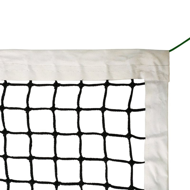 Aoneky 42 FT Outdoor Regulation Tennis Net Replacement, 3.5mm Braided Polyethylene Net with Vinyl Coated Steel Cable for Standard Club School Community Park Court