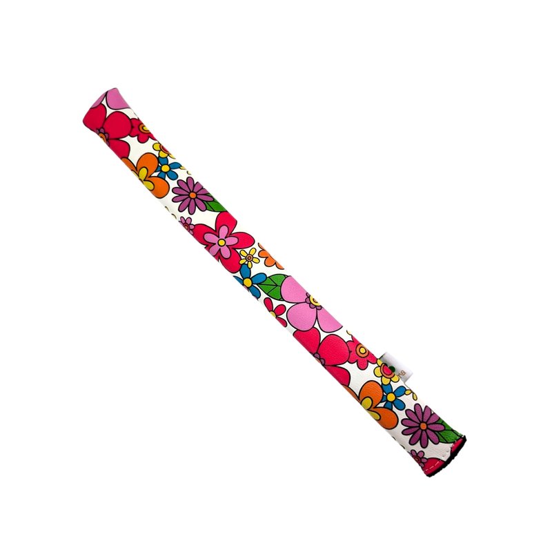 Foretra Driver Headcover Golf Club Covers Blade Mallet Putter Cover Alignment Stick Holder Hybrid Fairway Wood Head Cover Flower Pattern Novelty Golf Accessories for Most Brands (Alignment Stick)