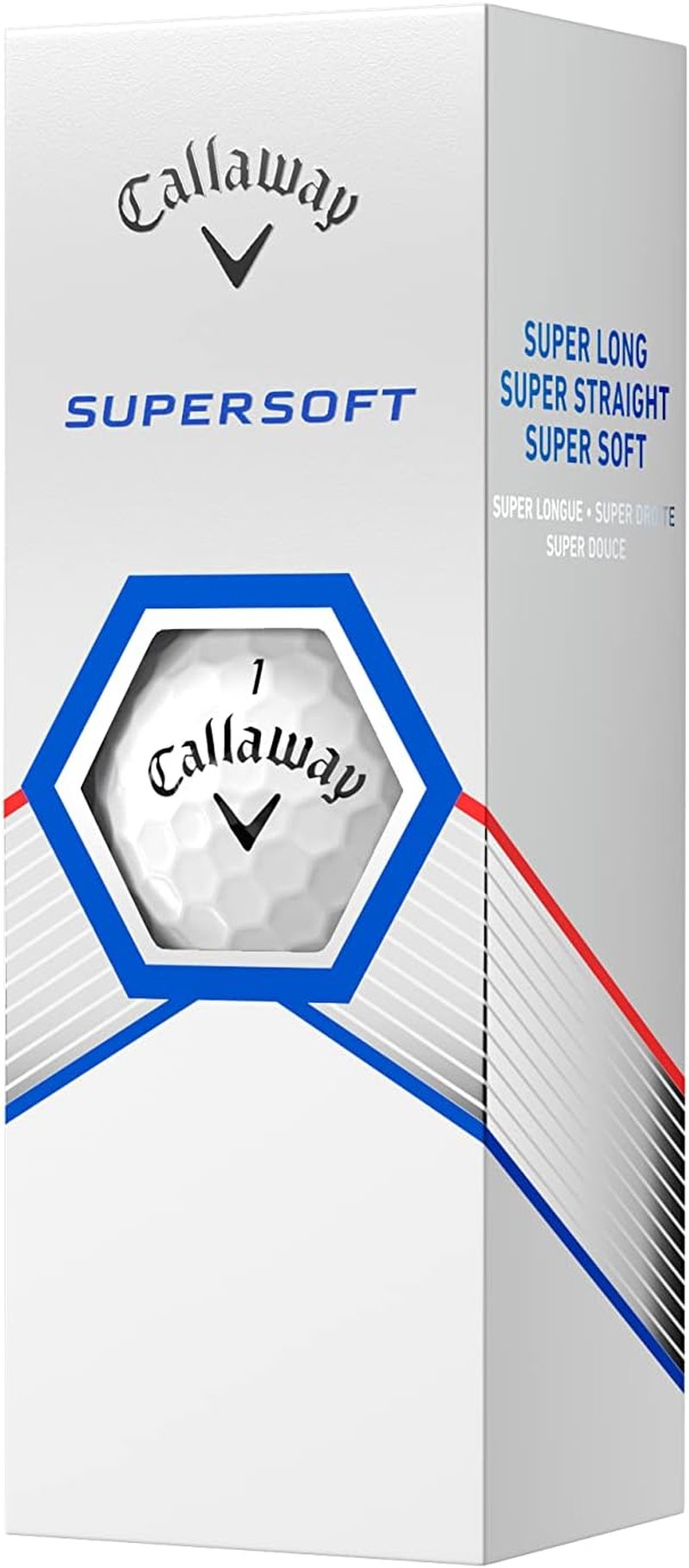 Callaway Supersoft Golf Balls - 2023 White Edition | Pack of 6 for Optimal Performance