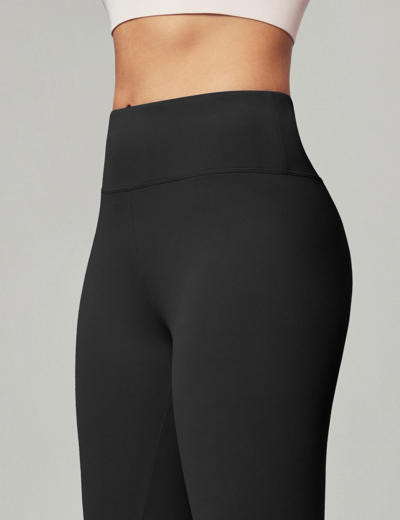 IUGA High Waisted Leggings for Women Running Workout Leggings with Inner Pocket Yoga Pants for Women Black