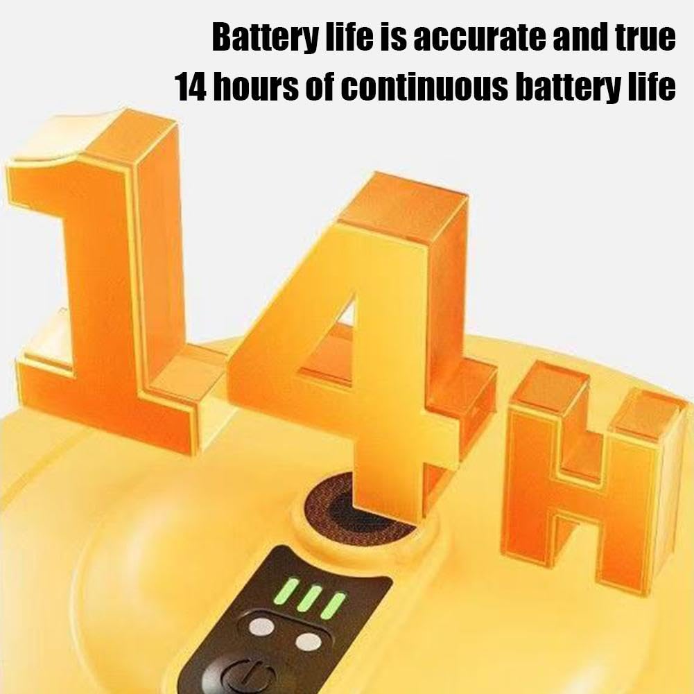 Floating Live Bait Aerator for Bait Bucket,IPX7 Waterproof Ultra-Quiet Floating Bubbler,3000MAH Rechargeable Charging Portable Oxygen Pump,for Kayak,Shore and Boat Fishing,Fish Tank,Pond and Aquarium