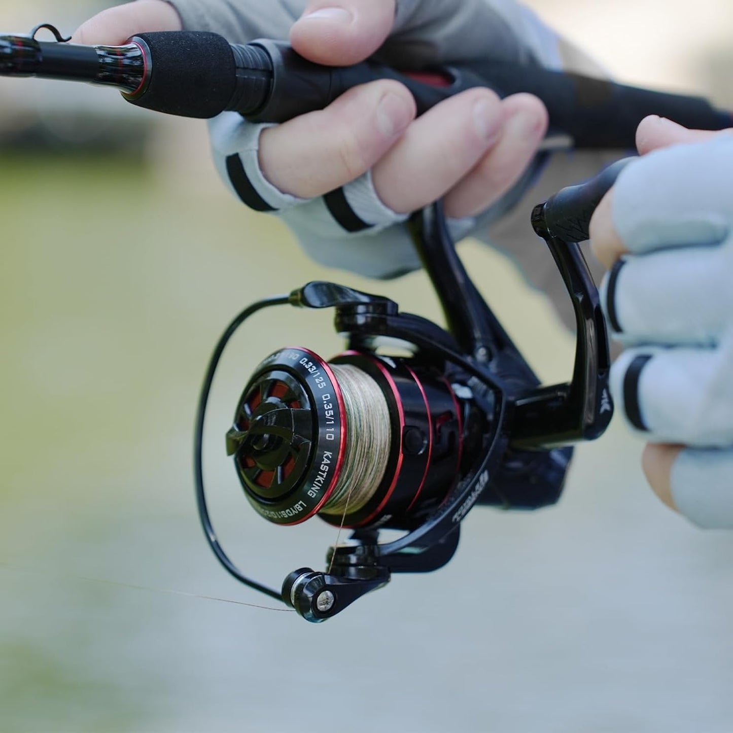 KastKing Royale Legend II Fishing Rod & Reel Combo - IM6 Graphite, Extra Tip, Stainless Steel Guides | 2-Piece Design