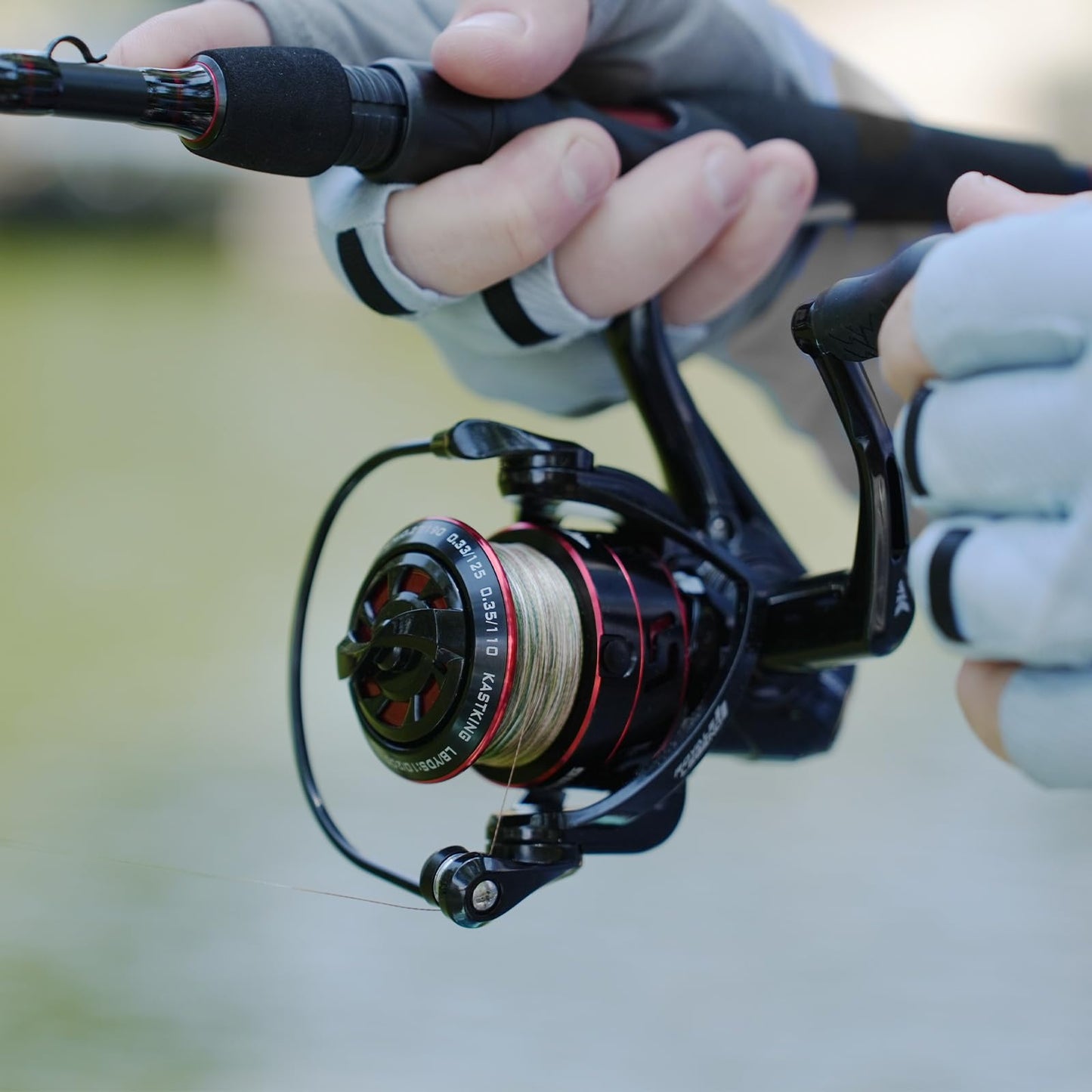 KastKing Royale Legend II Spinning Fishing Combos, 6'9'' ML Twin Tips Rod, Size 2000