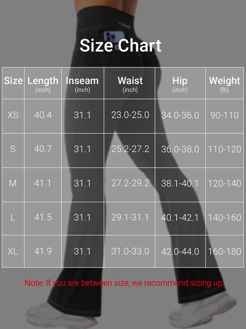 CoreFlex Women’s Workout Mini Flare Leggings - Hidden Pockets & Denim Look | Casual Gym Yoga Pants