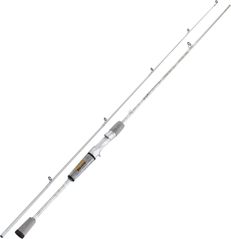 Sougayilang Fishing Pole - IM6 Graphite Spinning & Casting Rod | Two-Piece Design, SuperPolymer Handle for Bass Fishing