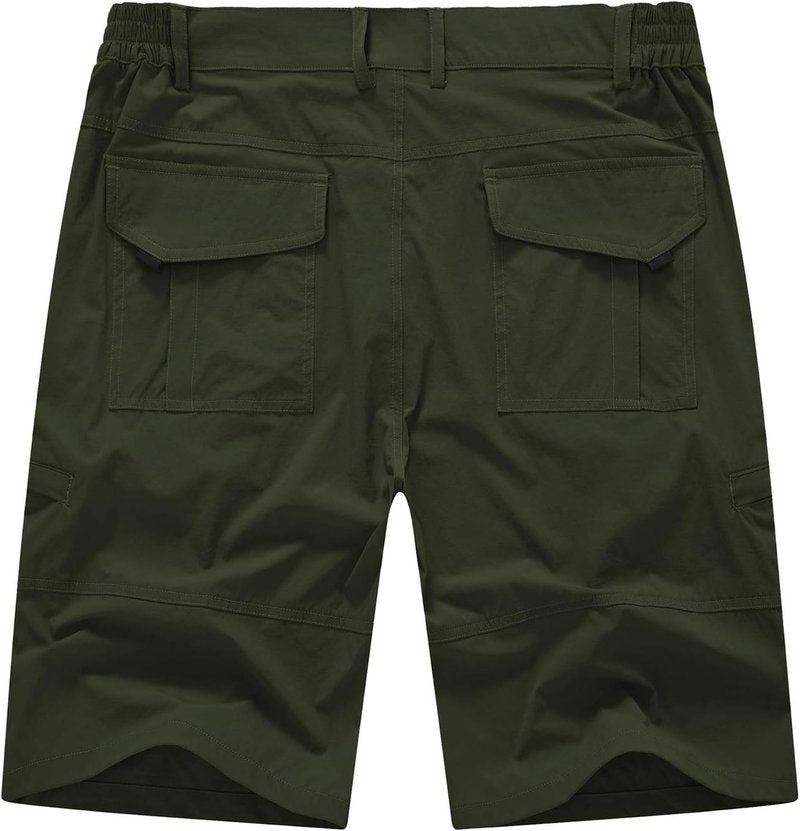 Men's Cargo Hiking Shorts - Quick Dry Lightweight Work Shorts with 6 Pockets for Camping | Travel Ready