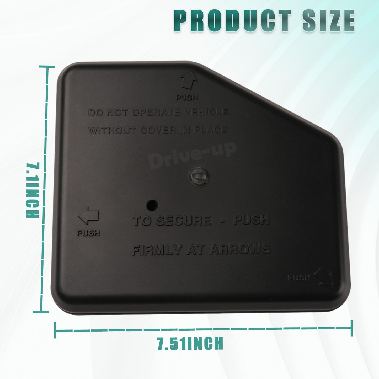 DRIVE UP Golf Cart Electrical Component Box Asm/Electrical Box Cover, Suitable for Club Car DS 1992-2015 Gas Golf Carts, OEM 1013609 1015777/102711201 1015373 1014808 1015372