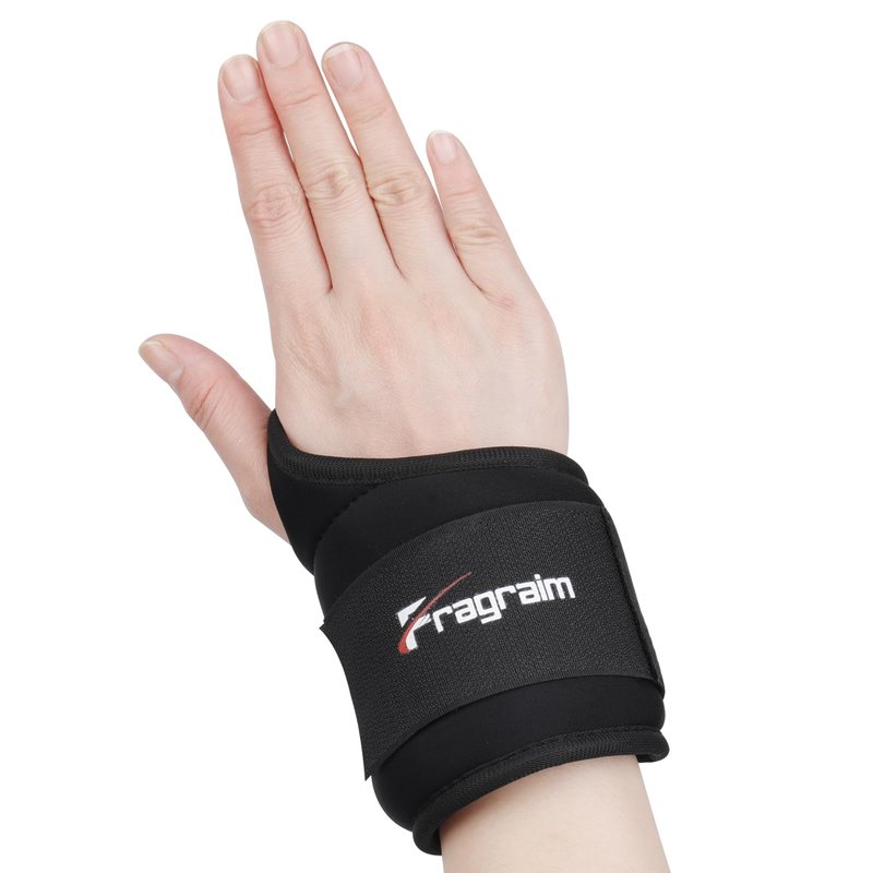 Fragraim Wrist Weights for Women Men with Thumb Loops Lock 2lb*2 Wrist and Ankle Weights Sets for Walking Running Strength Training Exercises- Black