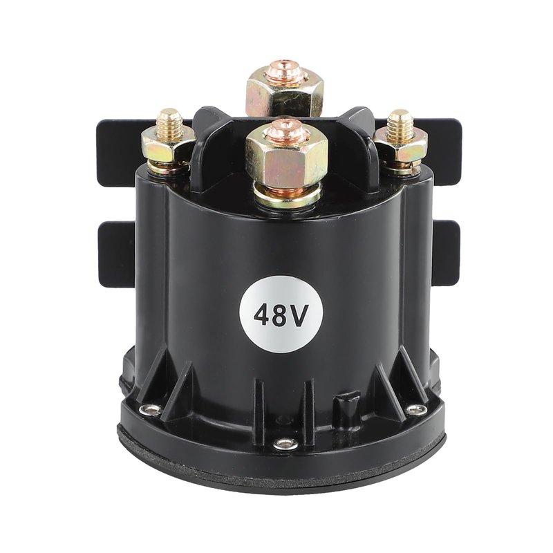 Roykaw Golf Cart 48V Solenoid Compatible with EZGO TXT 2010-up & All 48V MPT 800/1000 Electric Golf Cart, Replace OEM # 612711