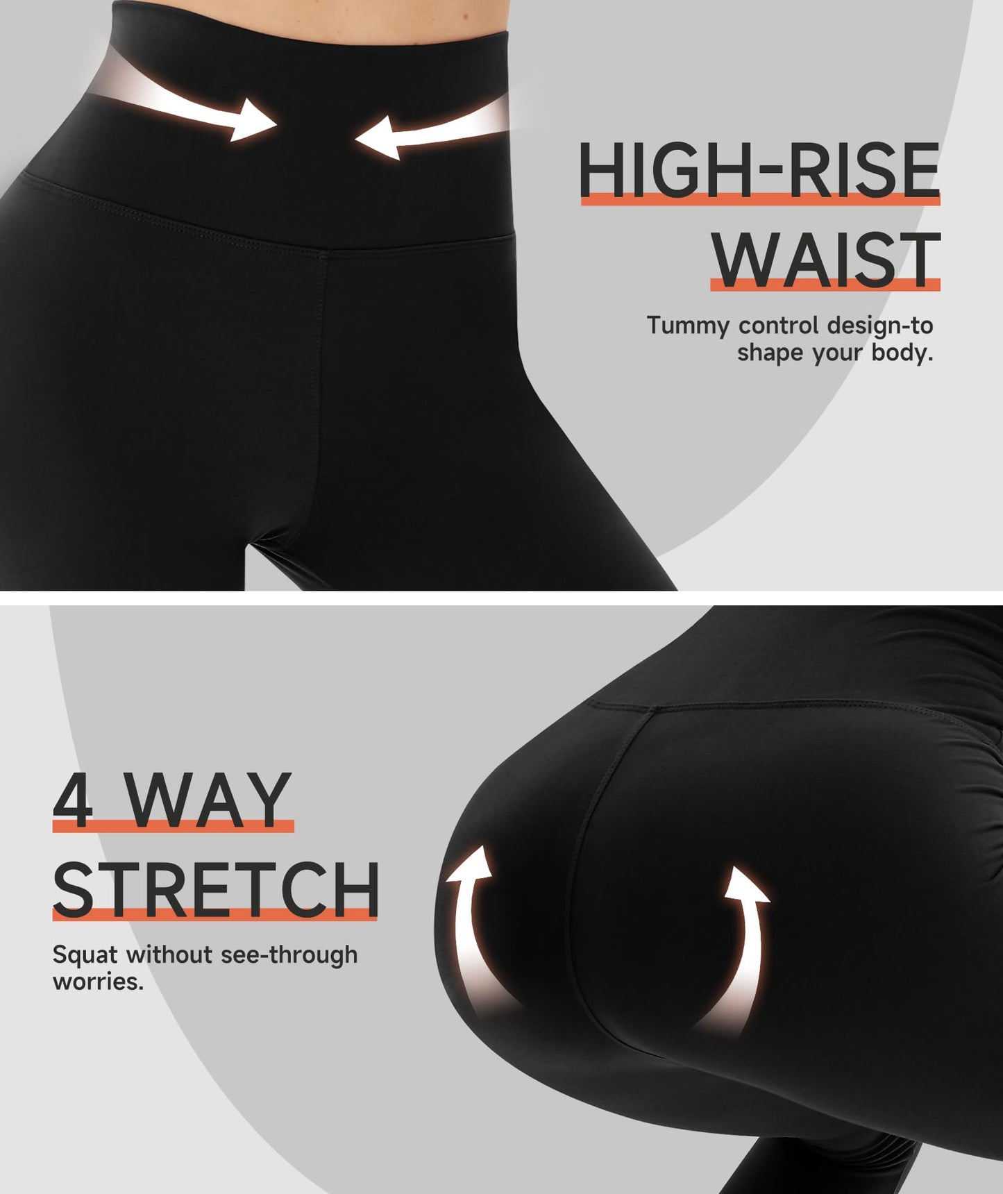 GAYHAY High Waisted Capri Leggings for Women - Soft Opaque Slim Yoga Pants for Running Cycling Workout Black Floral