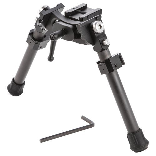 Ajoite 8" - 12" Adjustable Bipod, Heavy Duty Carbon Fiber Tactical Rifle Bipod, Picatinny/Weaver Rail Mount Base