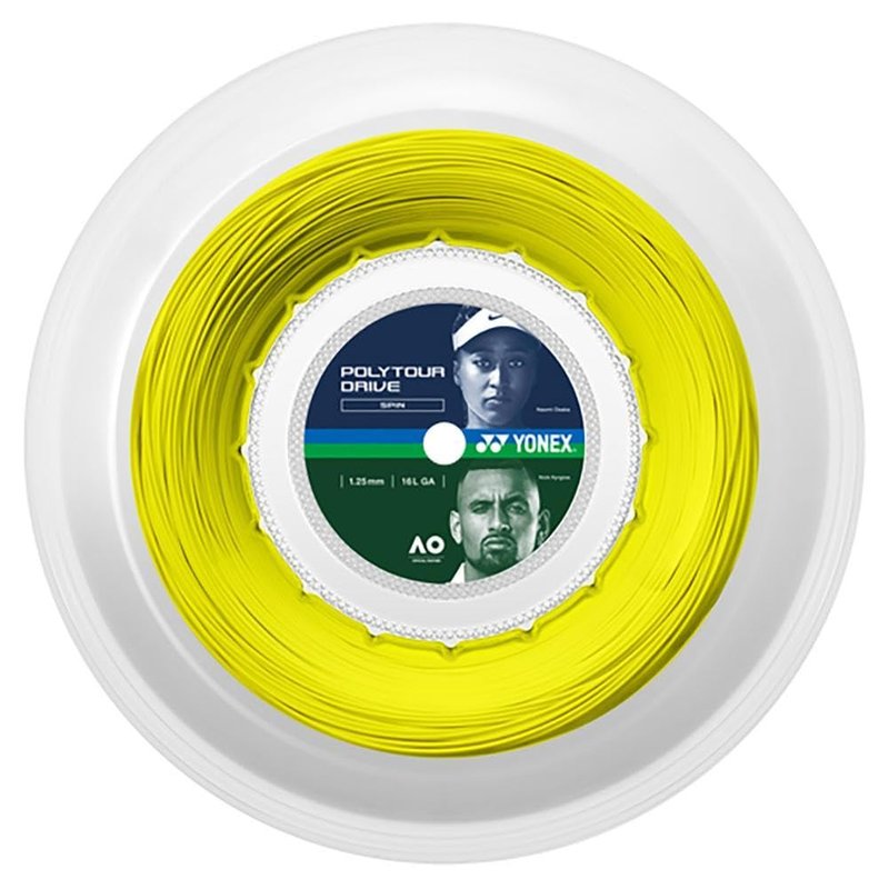 YONEX Poly Tour Drive 16L String Reel - Flash Yellow - 200M/656FT