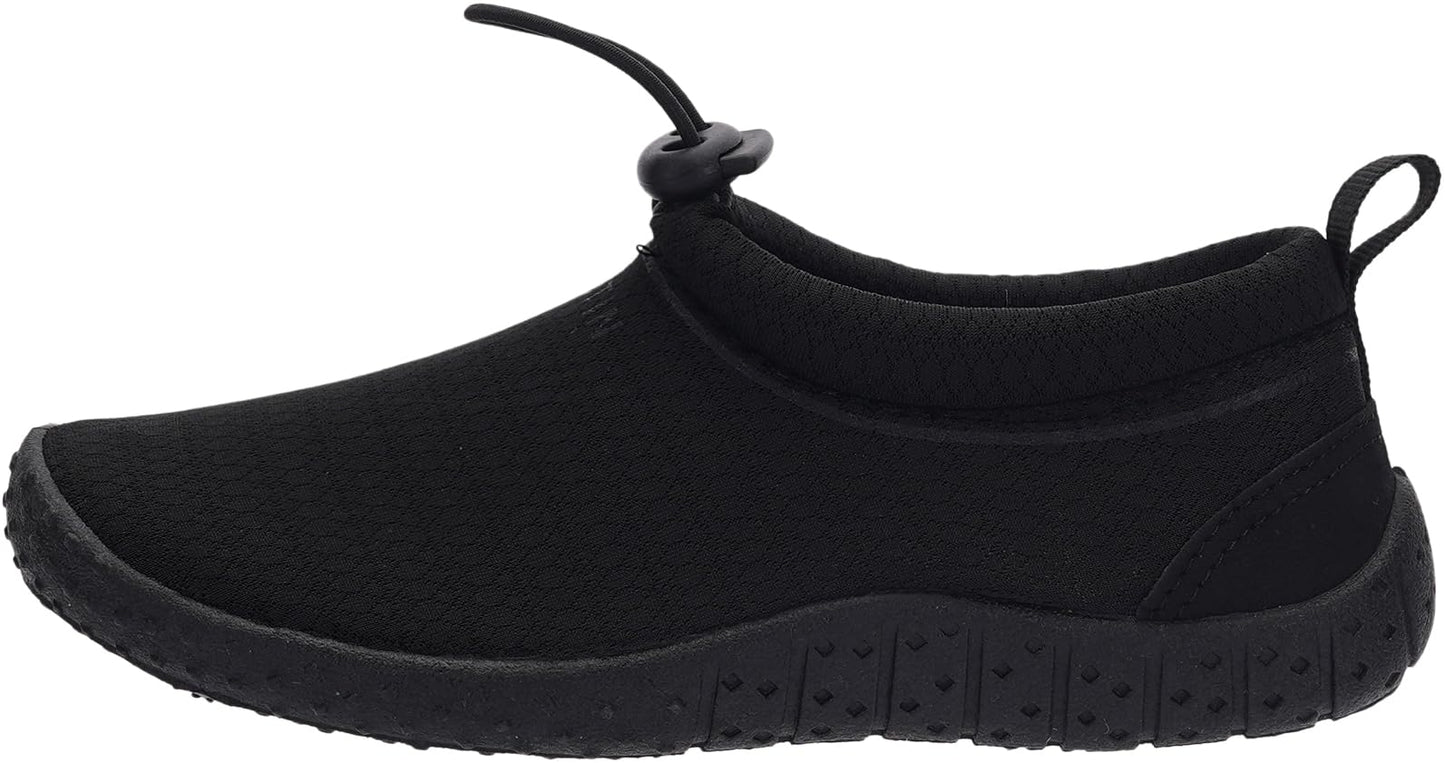 WHITIN Kids Amphibious Water Shoes Boys/Girls Aqua Sock Black Big Kid 3