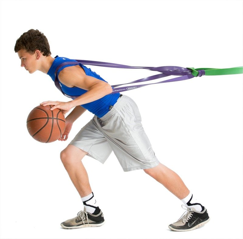 HoopsKing P.R.O. Bands for Basketball Resistance Bands Training (Single Band - 4 Levels to Choose from | Mix & Match as Needed) 41" Loop|(Small)
