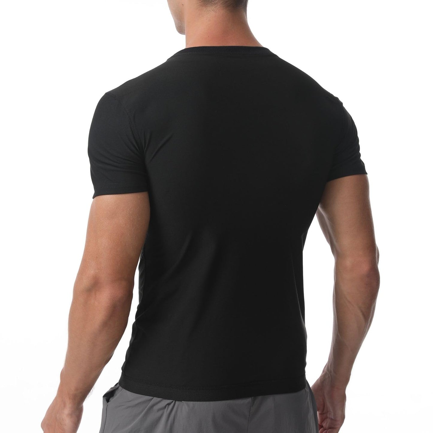 HEATTRAP Men’s Sauna Suit Shirt - Heat Trapping Sweat Compression Vest, Shapewear Top (Black, XL)