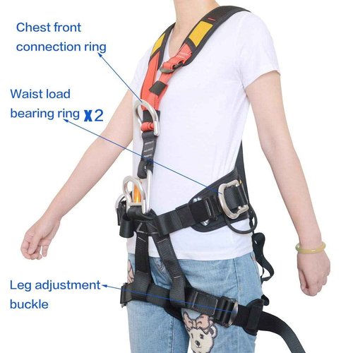 HeeJo Climbing, Safety Safe Seat Belt for Outdoor Tree Climbing, Outward Band Expanding Training Large Size,Climbing Gear