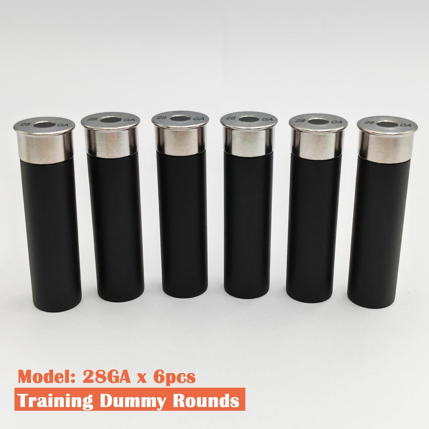 Bayattoo 28GA Safety Practice Rounds Action Trainer Dummy Round Dry Fire Training Snap Cap (6pk)