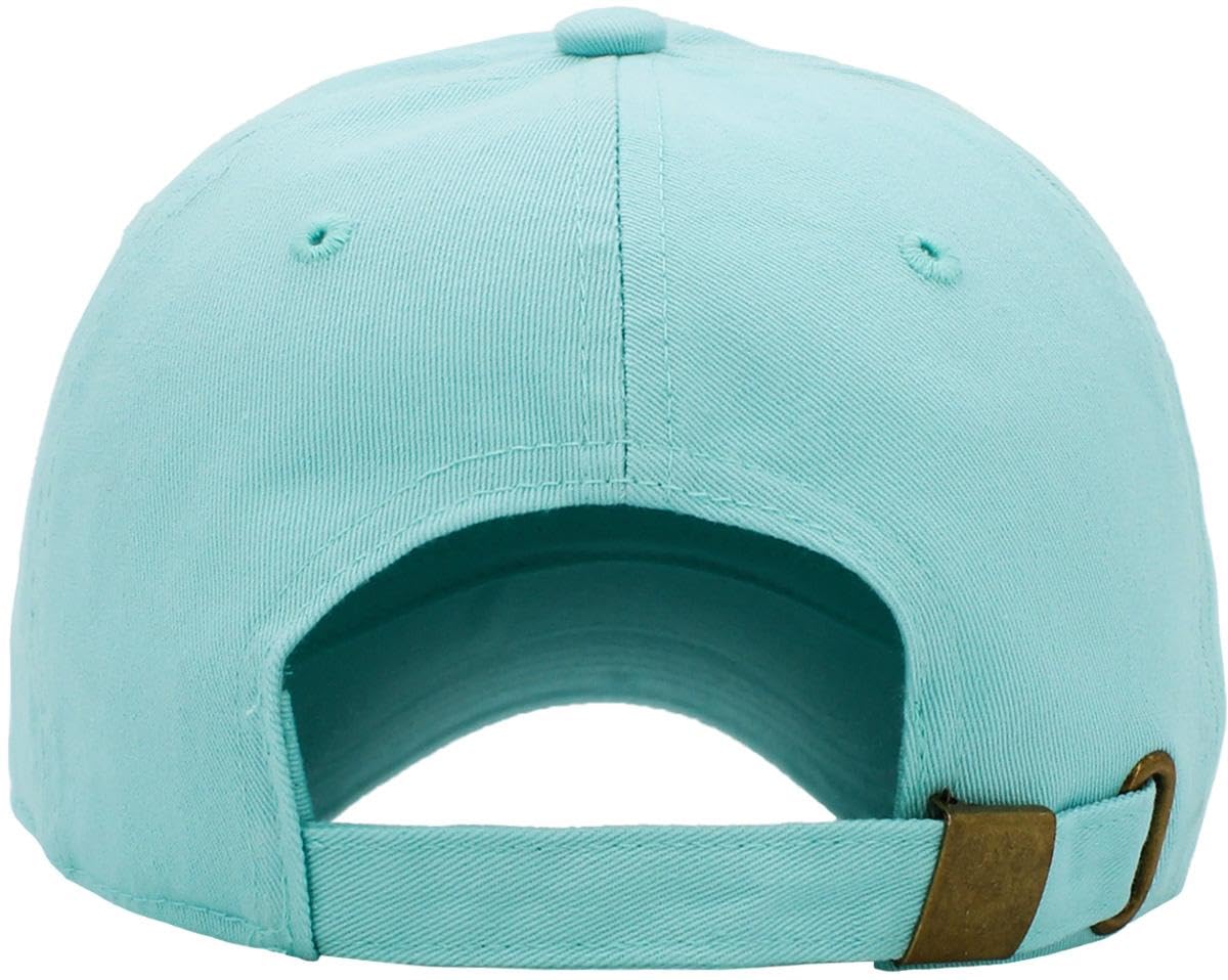KBETHOS® Classic Cotton Adjustable Low Crown Cotton Baseball Cap, Mint