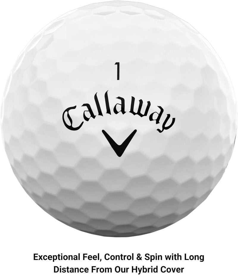 Callaway Supersoft Golf Balls - 2023 White Edition | Pack of 6 for Optimal Performance