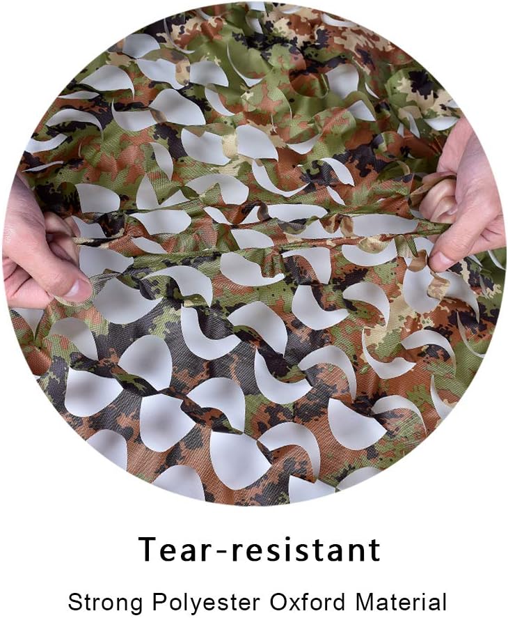 Camo Netting for Hunting - Bulk Roll Military Decoration & Sunshade | Versatile Outdoor Camouflage