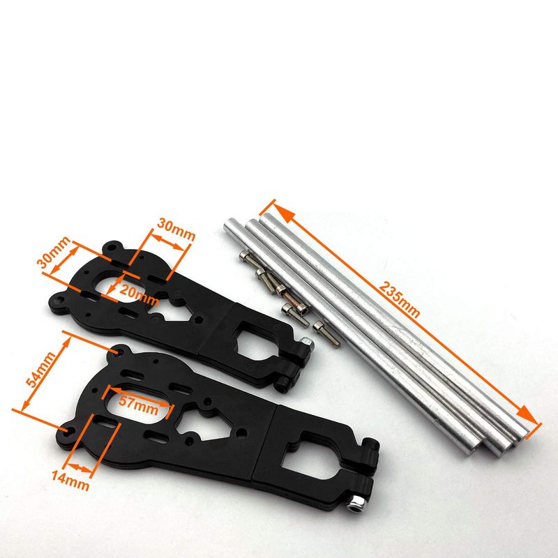 N63 Motor Mount for Mountain Skateboard Truck Adjustable 6374 Brushless Motor Holder for Off Road Board